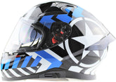ViPER RS-V95 Full Face Motorcycle Helmet - Radar Black/Blue